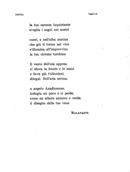 Circoli rivista di poesia