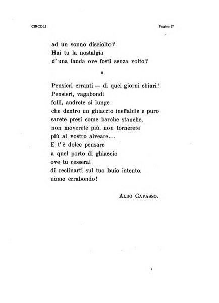 Circoli rivista di poesia