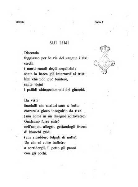 Circoli rivista di poesia