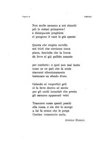 Circoli rivista di poesia