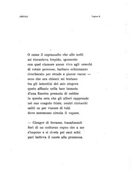 Circoli rivista di poesia