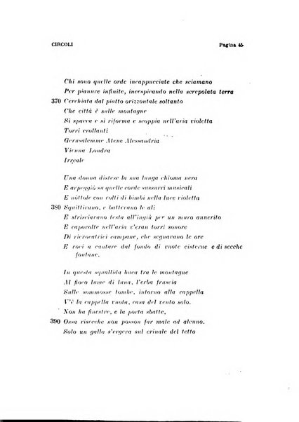 Circoli rivista di poesia