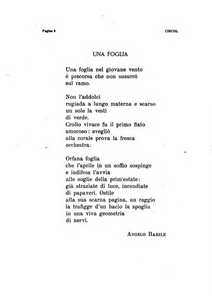 Circoli rivista di poesia