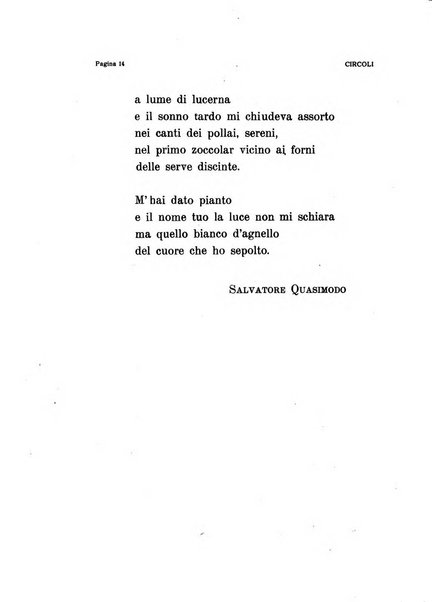 Circoli rivista di poesia