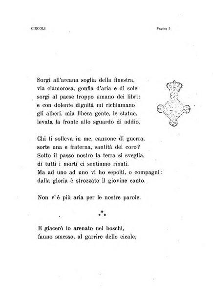 Circoli rivista di poesia