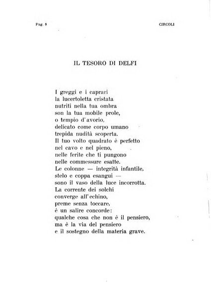 Circoli rivista di poesia