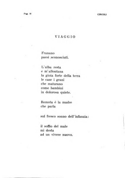 Circoli rivista di poesia