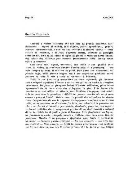 Circoli rivista di poesia