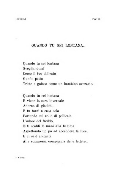 Circoli rivista di poesia