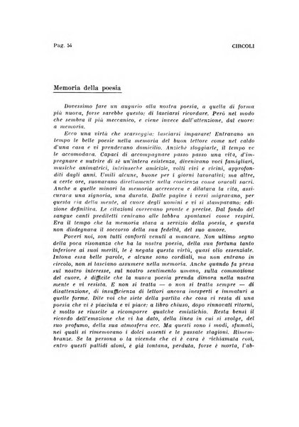 Circoli rivista di poesia