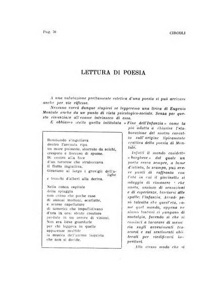 Circoli rivista di poesia