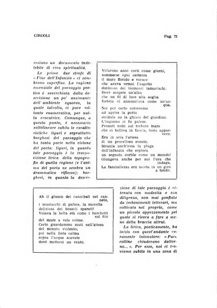 Circoli rivista di poesia