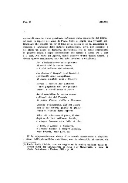 Circoli rivista di poesia