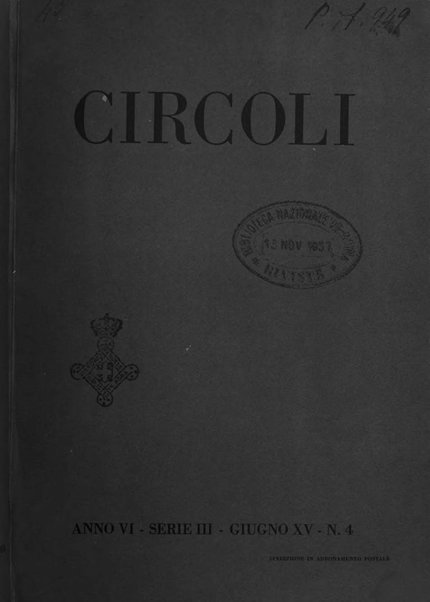 Circoli rivista di poesia