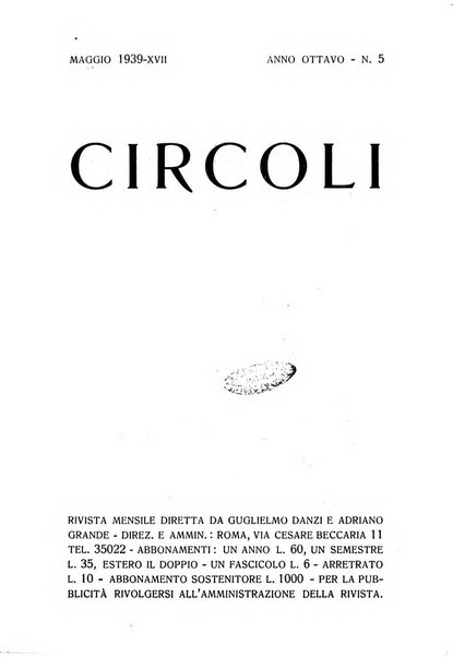 Circoli rivista di poesia