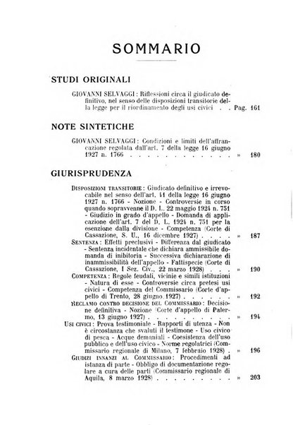 Rivista dei demani, usi civici, domini collettivi