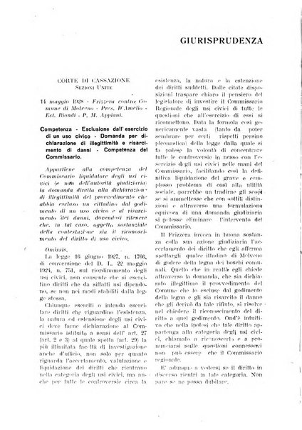 Rivista dei demani, usi civici, domini collettivi