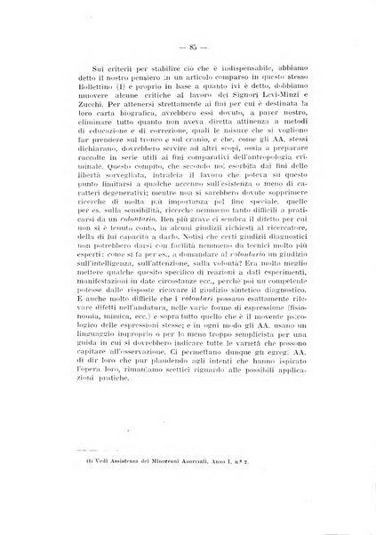 L'assistenza dei minorenni anormali bollettino della Scuola magistrale ortofrenica