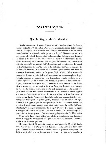 L'assistenza dei minorenni anormali bollettino della Scuola magistrale ortofrenica