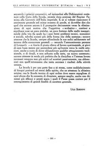 Gli annali della università d'Italia rivista bimestrale dell'istruzione superiore