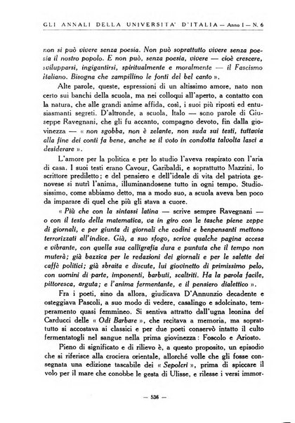 Gli annali della università d'Italia rivista bimestrale dell'istruzione superiore