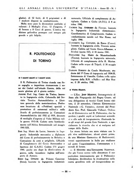 Gli annali della università d'Italia rivista bimestrale dell'istruzione superiore