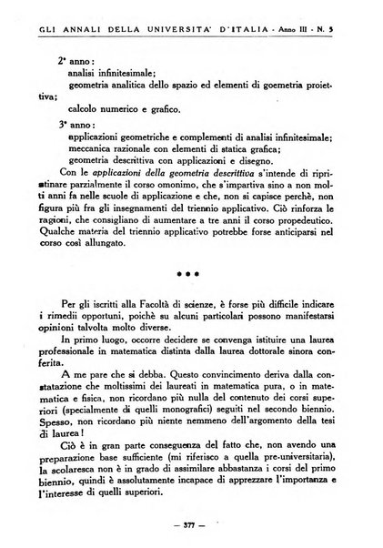 Gli annali della università d'Italia rivista bimestrale dell'istruzione superiore