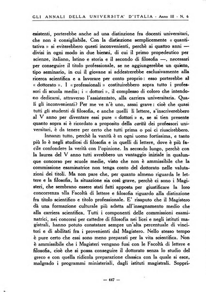 Gli annali della università d'Italia rivista bimestrale dell'istruzione superiore