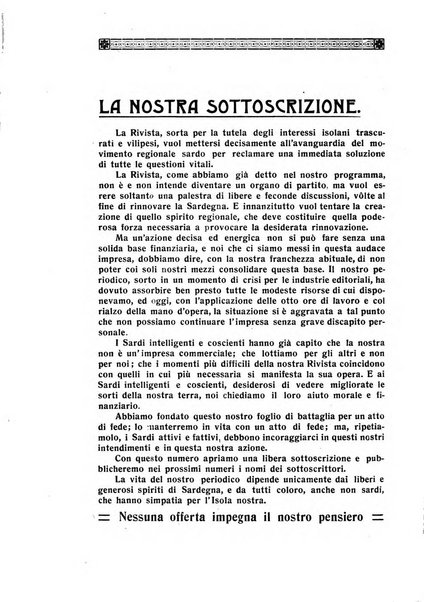 Rivista sarda politica-economica-letteraria-artistica