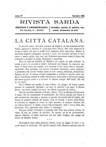 Rivista sarda politica-economica-letteraria-artistica