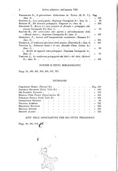 Rivista pedagogica pubblicazione mensile dell'Associazione nazionale per gli studi pedagogici