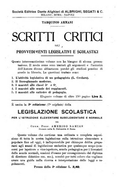 Rivista pedagogica pubblicazione mensile dell'Associazione nazionale per gli studi pedagogici