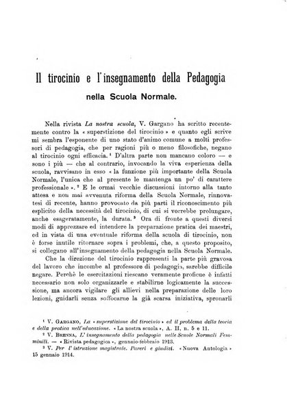 Rivista pedagogica pubblicazione mensile dell'Associazione nazionale per gli studi pedagogici