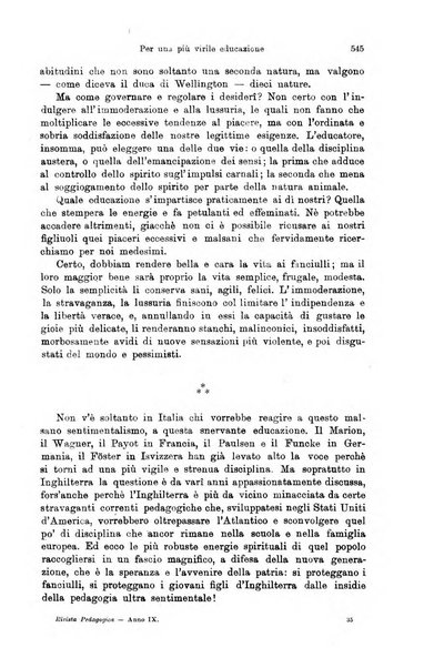 Rivista pedagogica pubblicazione mensile dell'Associazione nazionale per gli studi pedagogici