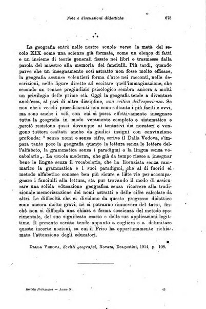 Rivista pedagogica pubblicazione mensile dell'Associazione nazionale per gli studi pedagogici