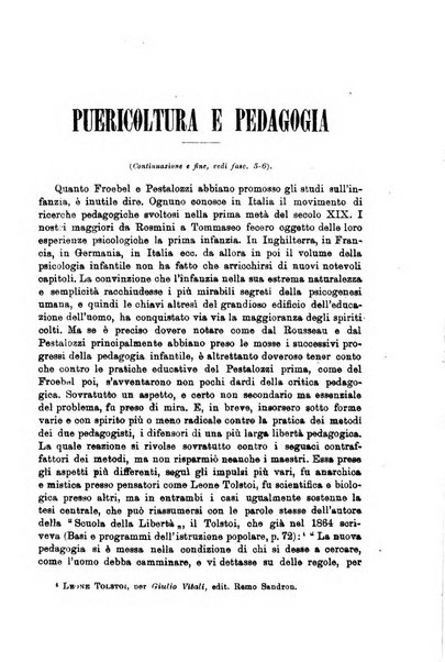 Rivista pedagogica pubblicazione mensile dell'Associazione nazionale per gli studi pedagogici