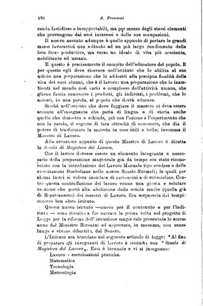 Rivista pedagogica pubblicazione mensile dell'Associazione nazionale per gli studi pedagogici