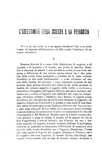 Rivista pedagogica pubblicazione mensile dell'Associazione nazionale per gli studi pedagogici