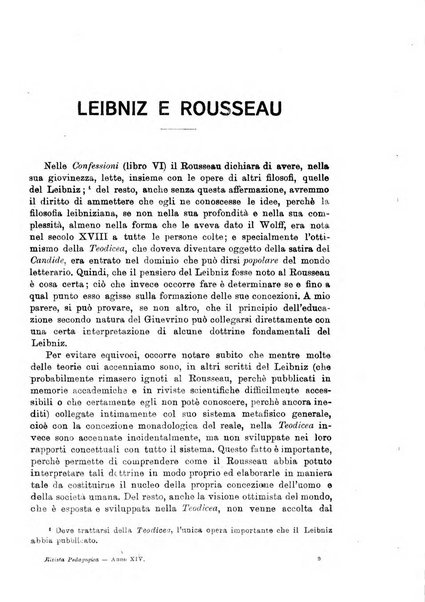 Rivista pedagogica pubblicazione mensile dell'Associazione nazionale per gli studi pedagogici