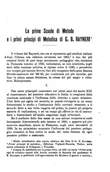 Rivista pedagogica pubblicazione mensile dell'Associazione nazionale per gli studi pedagogici