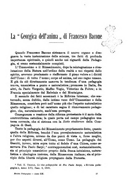 Rivista pedagogica pubblicazione mensile dell'Associazione nazionale per gli studi pedagogici