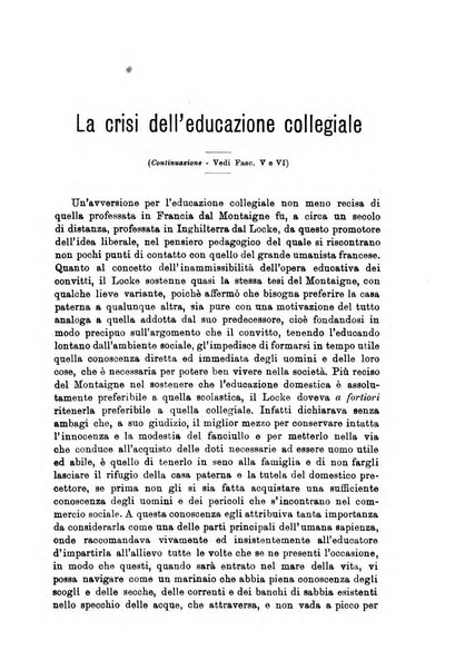 Rivista pedagogica pubblicazione mensile dell'Associazione nazionale per gli studi pedagogici