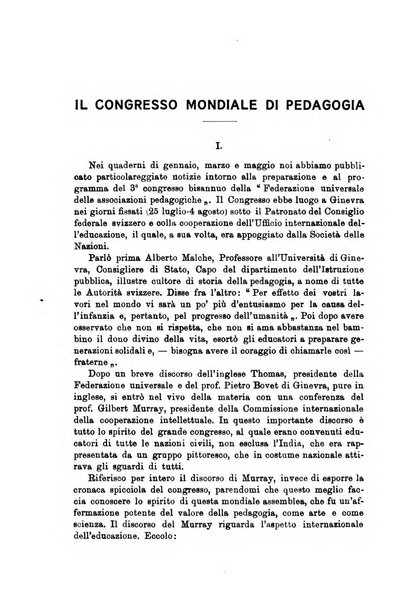 Rivista pedagogica pubblicazione mensile dell'Associazione nazionale per gli studi pedagogici