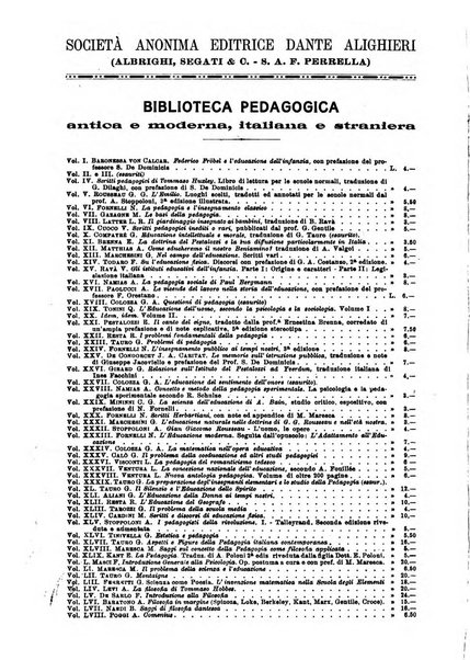 Rivista pedagogica pubblicazione mensile dell'Associazione nazionale per gli studi pedagogici