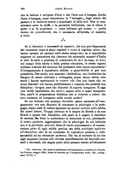 Rivista pedagogica pubblicazione mensile dell'Associazione nazionale per gli studi pedagogici