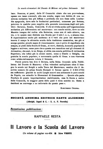 Rivista pedagogica pubblicazione mensile dell'Associazione nazionale per gli studi pedagogici