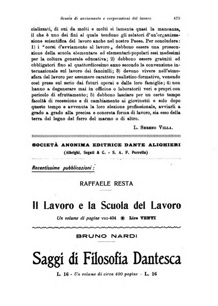 Rivista pedagogica pubblicazione mensile dell'Associazione nazionale per gli studi pedagogici