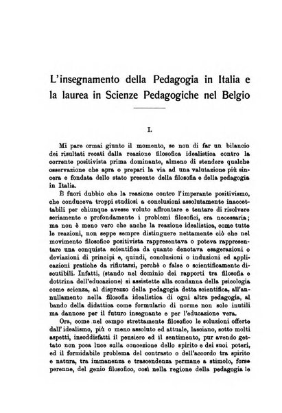 Rivista pedagogica pubblicazione mensile dell'Associazione nazionale per gli studi pedagogici