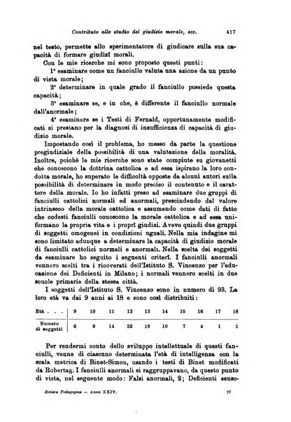 Rivista pedagogica pubblicazione mensile dell'Associazione nazionale per gli studi pedagogici