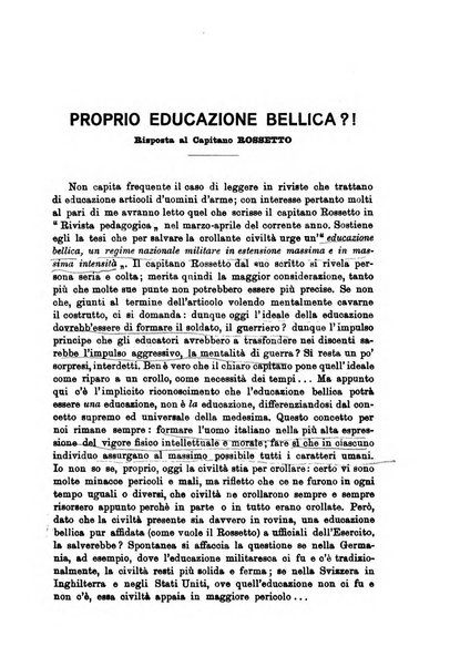 Rivista pedagogica pubblicazione mensile dell'Associazione nazionale per gli studi pedagogici